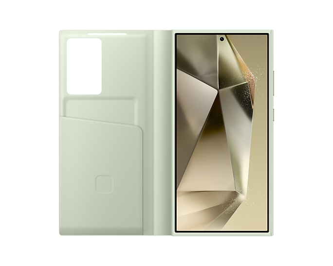 Samsung Galaxy S24 Ultra Smart View Wallet Case | Light Green Samsung Galaxy S24 Ultra Smart View Wallet Case | Light Green